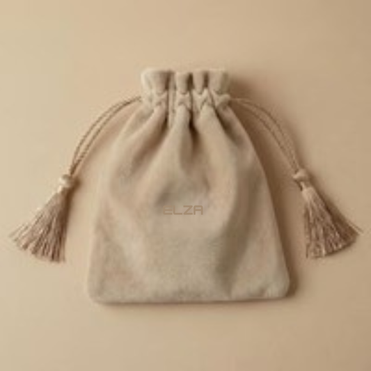 1 pochette de rangement en velours